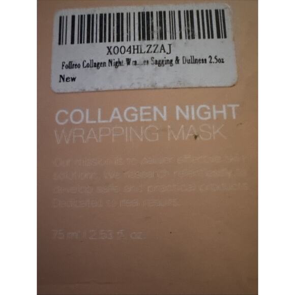 Collagen Night Wrapping Mask New In Box Sealed Peel Off Hydrating - Picture 3 of 4